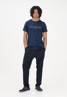 TOMMY HILFIGER T-shirt a manica corta blu da uomo con logo MW0MW11797 DCC TOMMY HILFIGER 