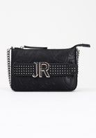 RICHMOND Borsa a spalla nera da donna con logo e borchie RWA25190BO BL RICHMOND 