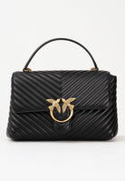 PINKO Shopper Big Love Bag Puff nera da donna 100042A0GK Z99Q PINKO 