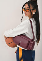 ARMANI EXCHANGE Borsa a spalla bordeaux da donna stile cargo XW000404AF12589 UA343 ARMANI EXCHANGE 