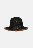 ME FUI Cappello di paglia nero da donna MA26-SW0200BK . ME FUI 
