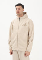 ADIDAS PERFORMANCE Felpa con zip Z.N.E. beige da uomo KE4680 . ADIDAS PERFORMANCE 