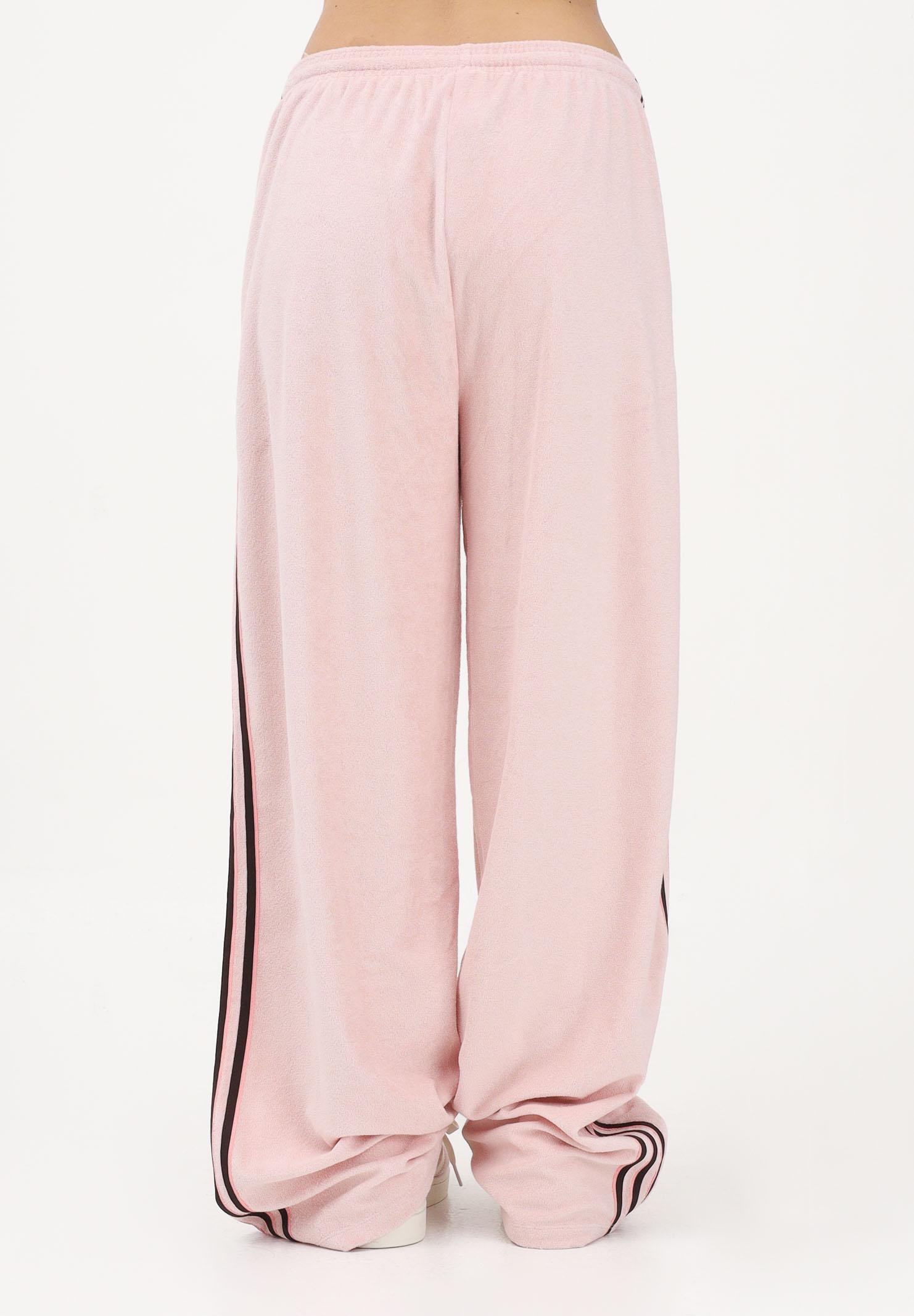 ADIDAS ORIGINALS Pantalone sportivo TERRY TOWEL FIREBIRD rosa da donna KD1414 . ADIDAS ORIGINALS 