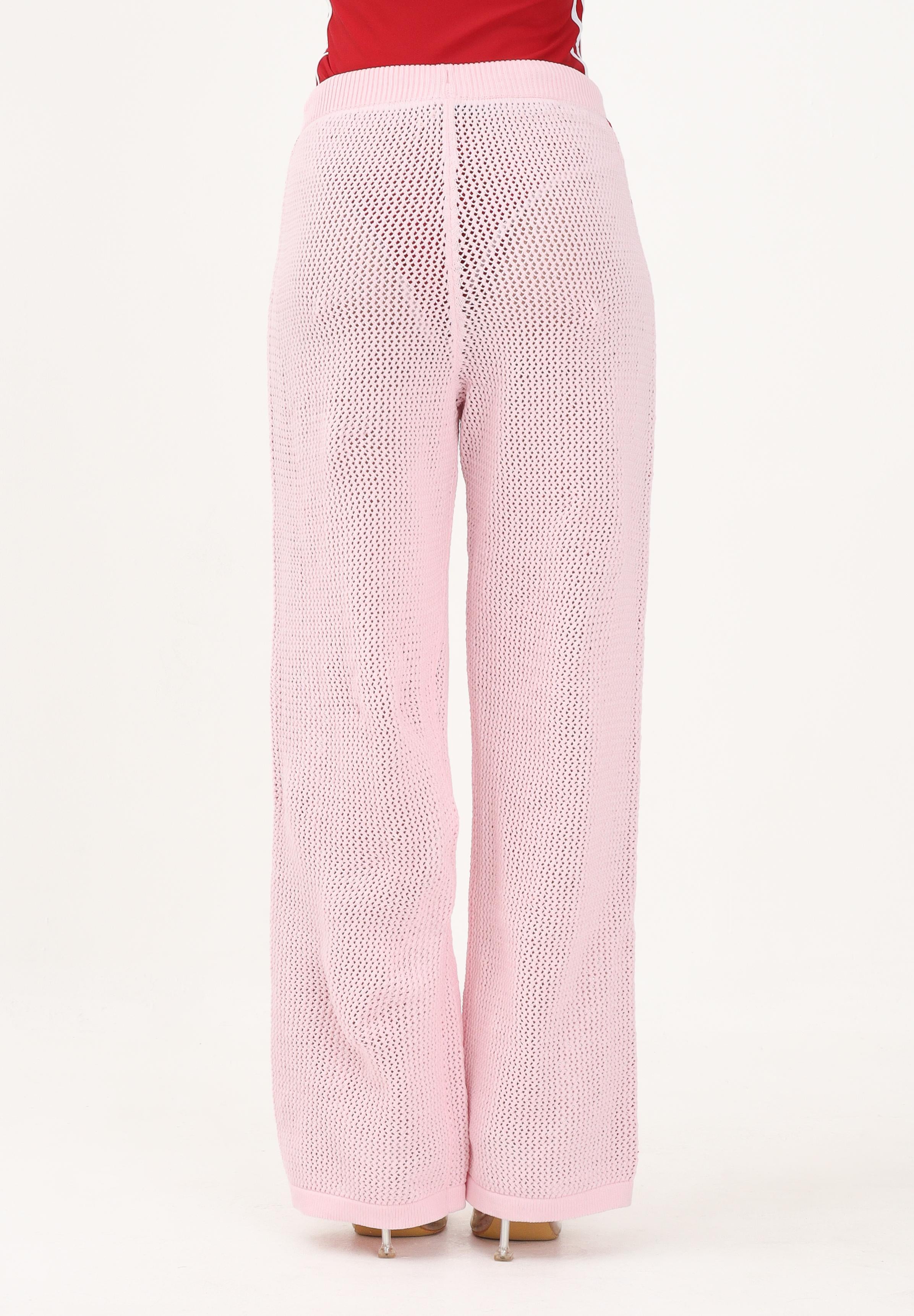 ADIDAS ORIGINALS pantaloni sportivi Firebird Knitted Crochet Track Pants clpink/red rosa donna. KQ6659 . ADIDAS ORIGINALS 