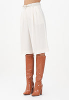 MAX MARA Bermuda Boero panna da donna 2526146011600 008 MAX MARA 