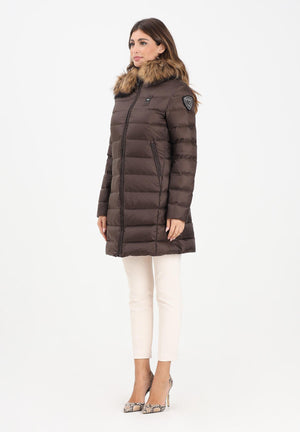 BLAUER Piumino lungo KRISTIN marrone da donna 25WBLDK03103-006047 365EI BLAUER 