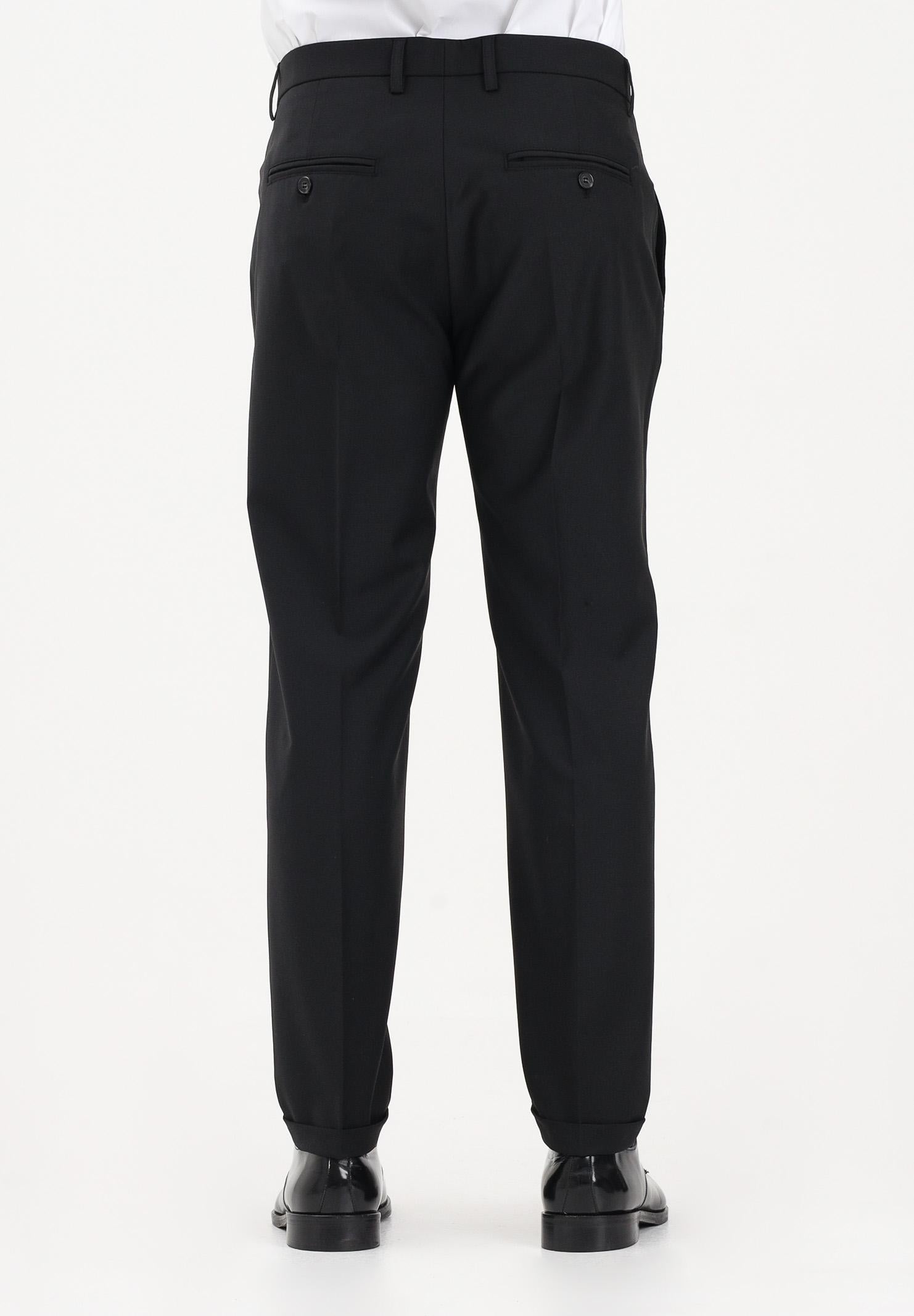PATRIZIA PEPE Pantalone elegante nero da uomo 5PA429A1WK K102 PATRIZIA PEPE 