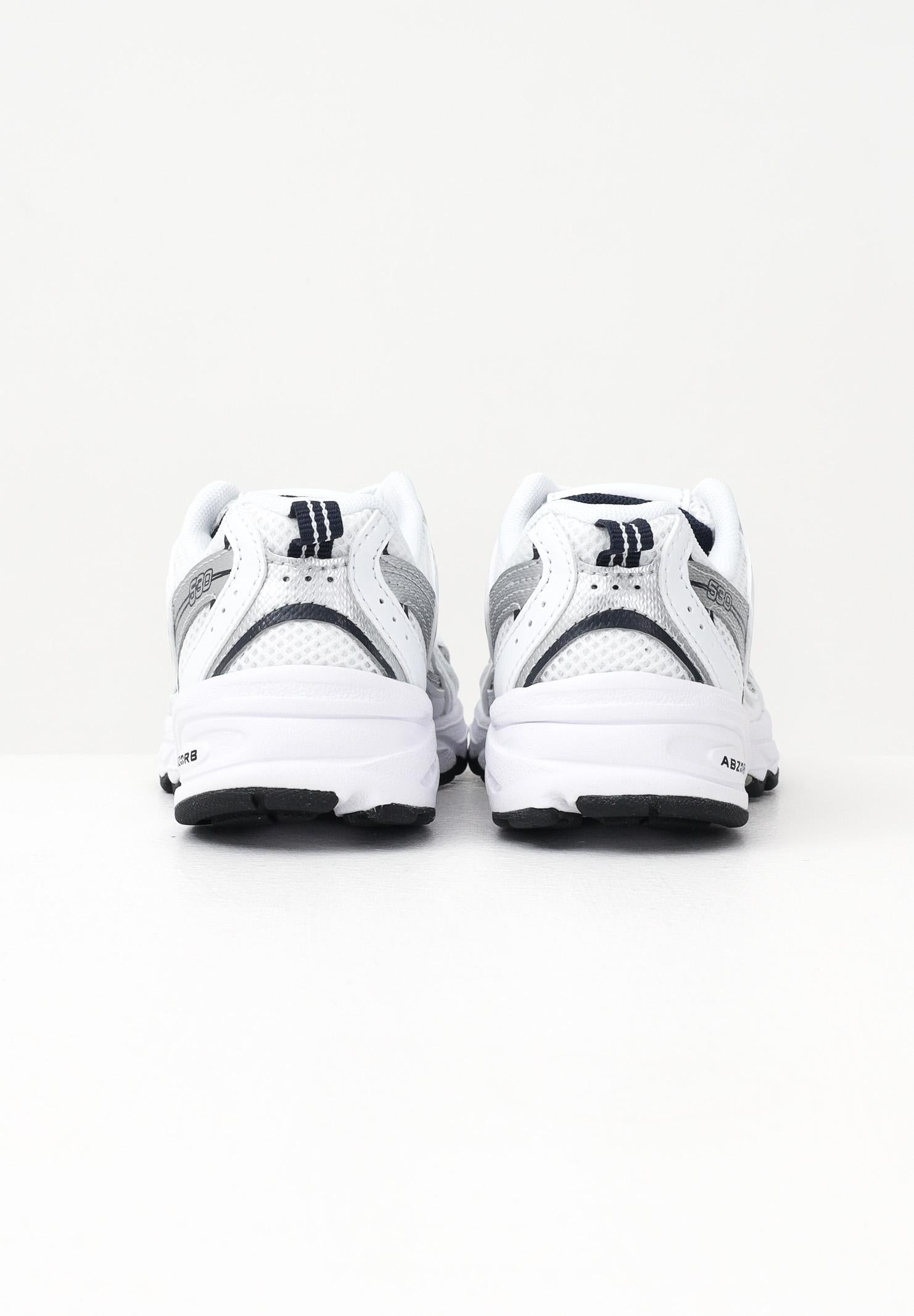NEW BALANCE Sneakers 530 Bungee bianche per bambino e bambina PZ530SB1 . NEW BALANCE 