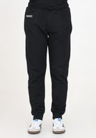 Pantalone sportivo nero per donna e bambina con stampa logo DQ2527D003G DQ900 DSQUARED2 