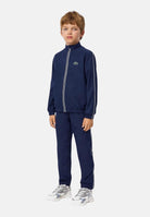 Tuta blu da bambino con logo WJ2450 525 LACOSTE 