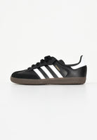 ADIDAS ORIGINALS Sneakers Samba OG Comfort Closure Elastic Lace nere per bambino e bambina JQ6390 . ADIDAS ORIGINALS 
