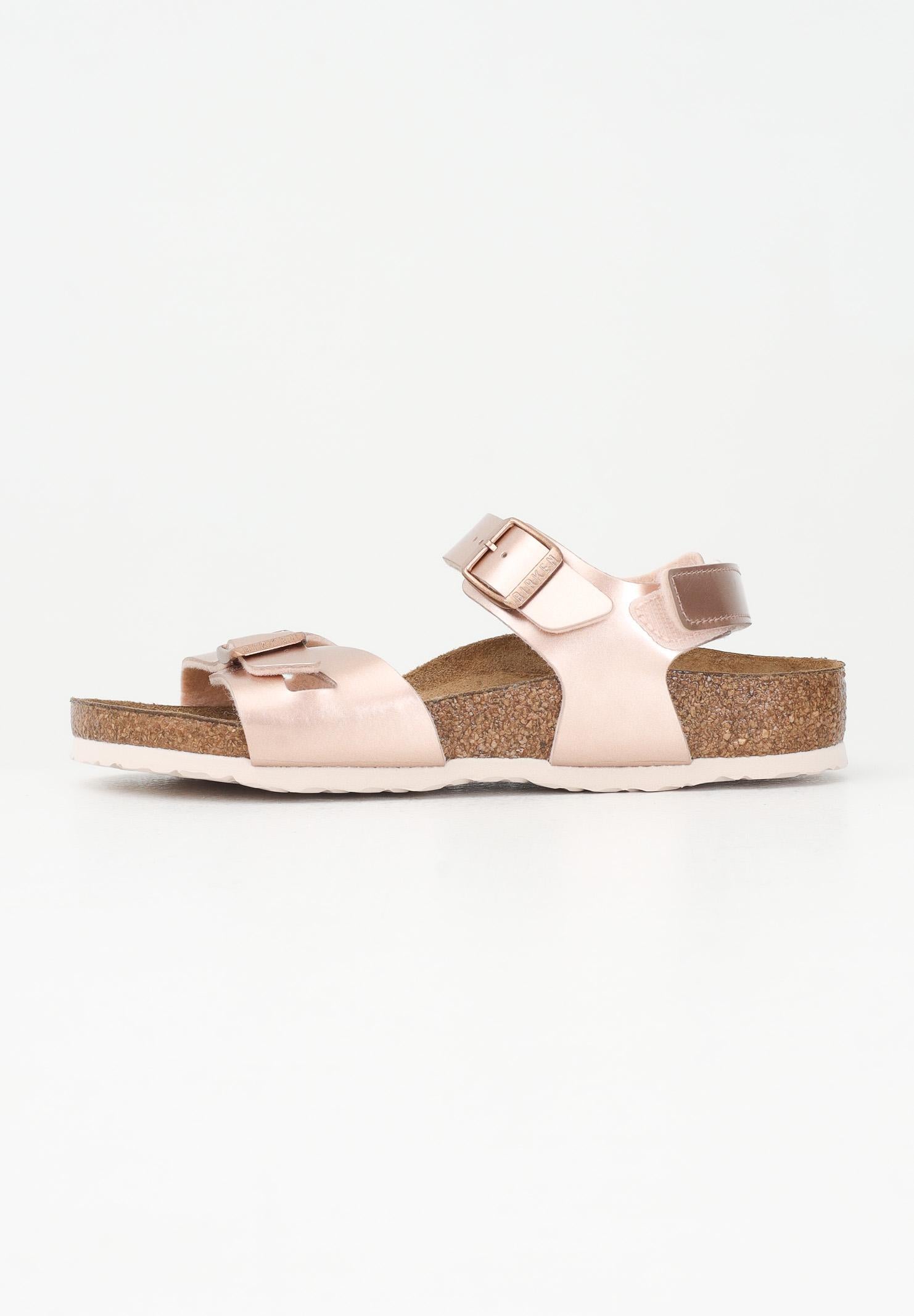 BIRKENSTOCK Sandali Rio AS rosa gold da bambina 1029535 . BIRKENSTOCK 