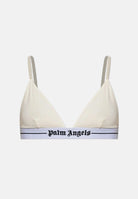 PALM ANGELS bralette Bra with Logo  ivory avorio, colore basico bianco, donna PLA1UWTP06SI IV PALM ANGELS 