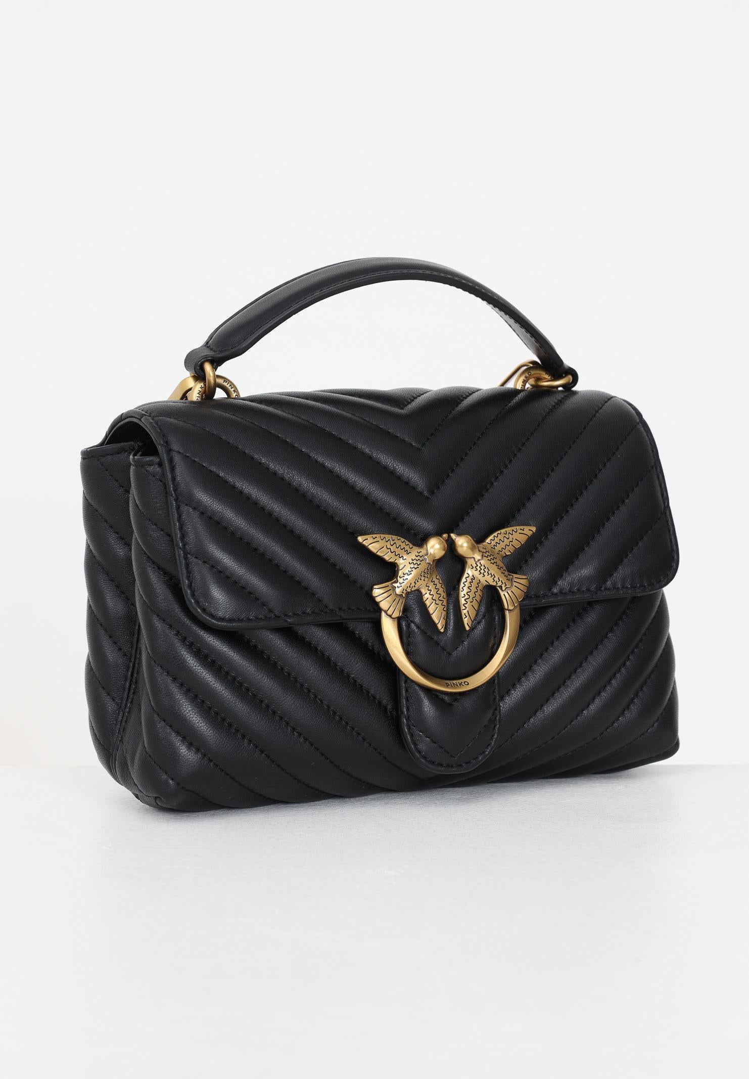 PINKO Borsa a tracolla Lady Love Bag Puff nera da donna 100044A0GK Z99Q PINKO 