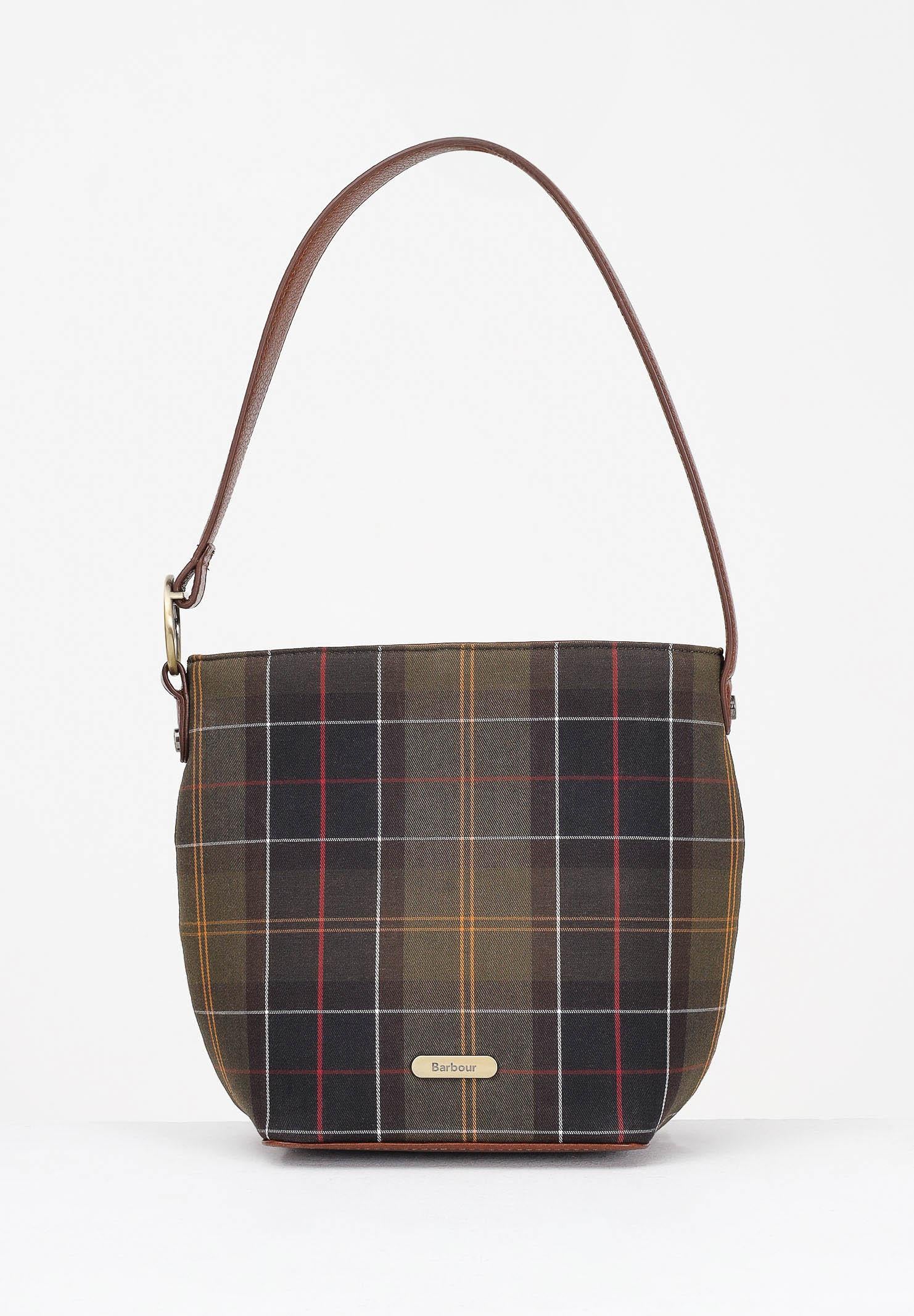 BARBOUR Borsa a secchiello in tartan Cedar da donna 252MLBA0505 TN11 BARBOUR 