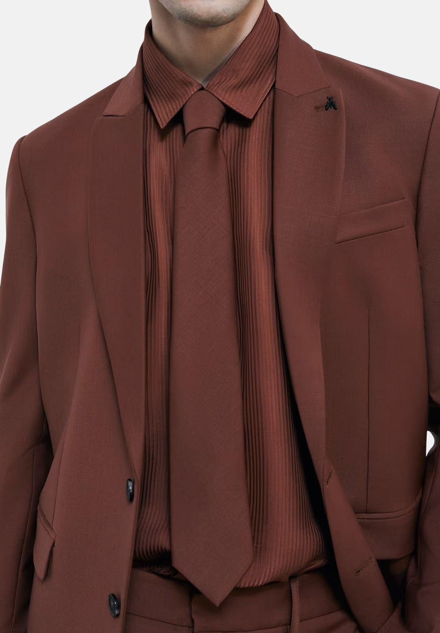 PATRIZIA PEPE Cravatta marrone da uomo 5F0008A1WK B217 PATRIZIA PEPE 