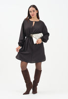 PINKO Abito corto marrone da donna con cintura 105586A2QW M04 PINKO 