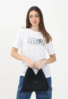MAISON MARGIELA T-shirt a manica corta bianca per donna, ragazze e bambina con "Stamp Numbers" M60803MM02Y M6100 MAISON MARGIELA 