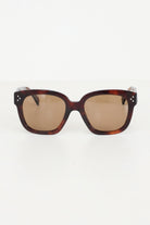 CRISTIAN LEROY Occhiali da sole marroni da donna con montatura in acetato tartarugato 700203 02 CRISTIAN LEROY 