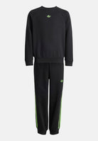 ADIDAS ORIGINALS CREW SET tuta nera per bambino e bambina. JX0546  ADIDAS ORIGINALS 