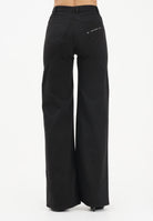 ELISABETTA FRANCHI Jeans a palazzo nero da donna PJ23N61E2 110 ELISABETTA FRANCHI 