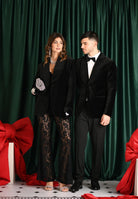 VICOLO Leggings nero da donna in pizzo TF1647 NE VICOLO 