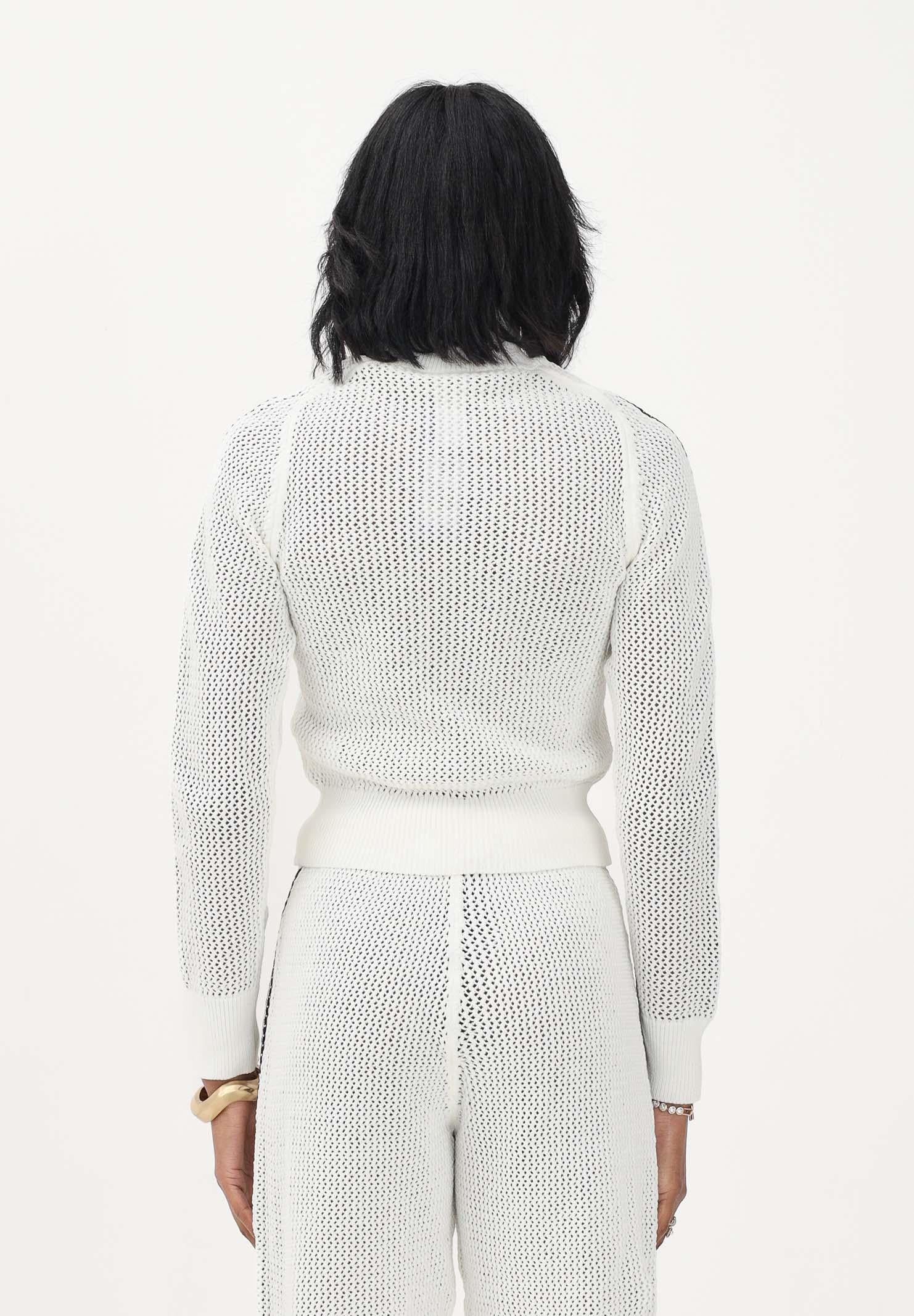 ADIDAS ORIGINALS Cardigan Firebird bianco da donna KC6496 . ADIDAS ORIGINALS 