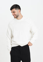 SELECTED HOMME Maglioncino girocollo panna da uomo 16098334 Egret SELECTED HOMME 