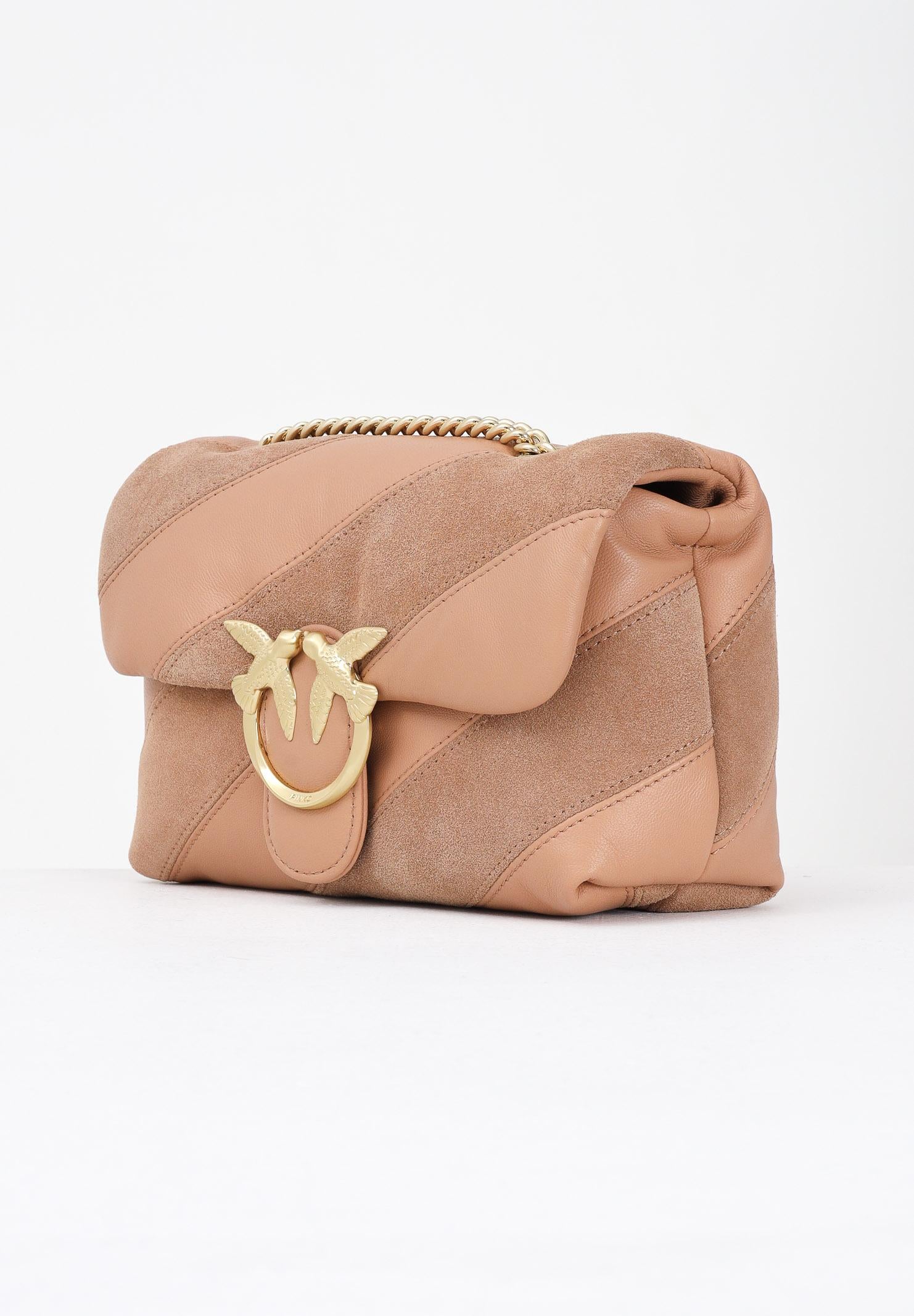 PINKO Borsa a tracolla Mini Love Bag Puff beige da donna 100039A2JY C79V PINKO 