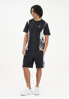 AUSTRALIAN Shorts sportivo nero da uomo con inserto stampato SPUSH0015836 003 AUSTRALIAN 