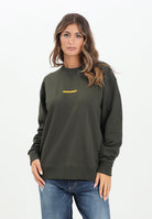 DSQUARED2 Felpa girocollo verde per donna, ragazzi e bambini con stampa logo DQ2739D0094 DQ518 DSQUARED2 