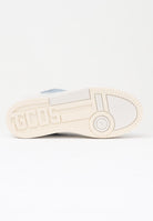 GCDS Sneakers panna per uomo e donna con inserti in denim chiaro GCD1011 460 GCDS 
