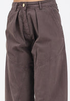 PINKO Pantalone balloon-fit marrone da donna 105667A2TV M04 PINKO 