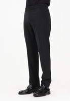 PATRIZIA PEPE Pantalone nero da uomo con strass 5PA225A685 K102 PATRIZIA PEPE 