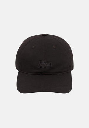 LACOSTE Cappello con visiera nero per uomo e donna con stemma RK1910 3LA LACOSTE 
