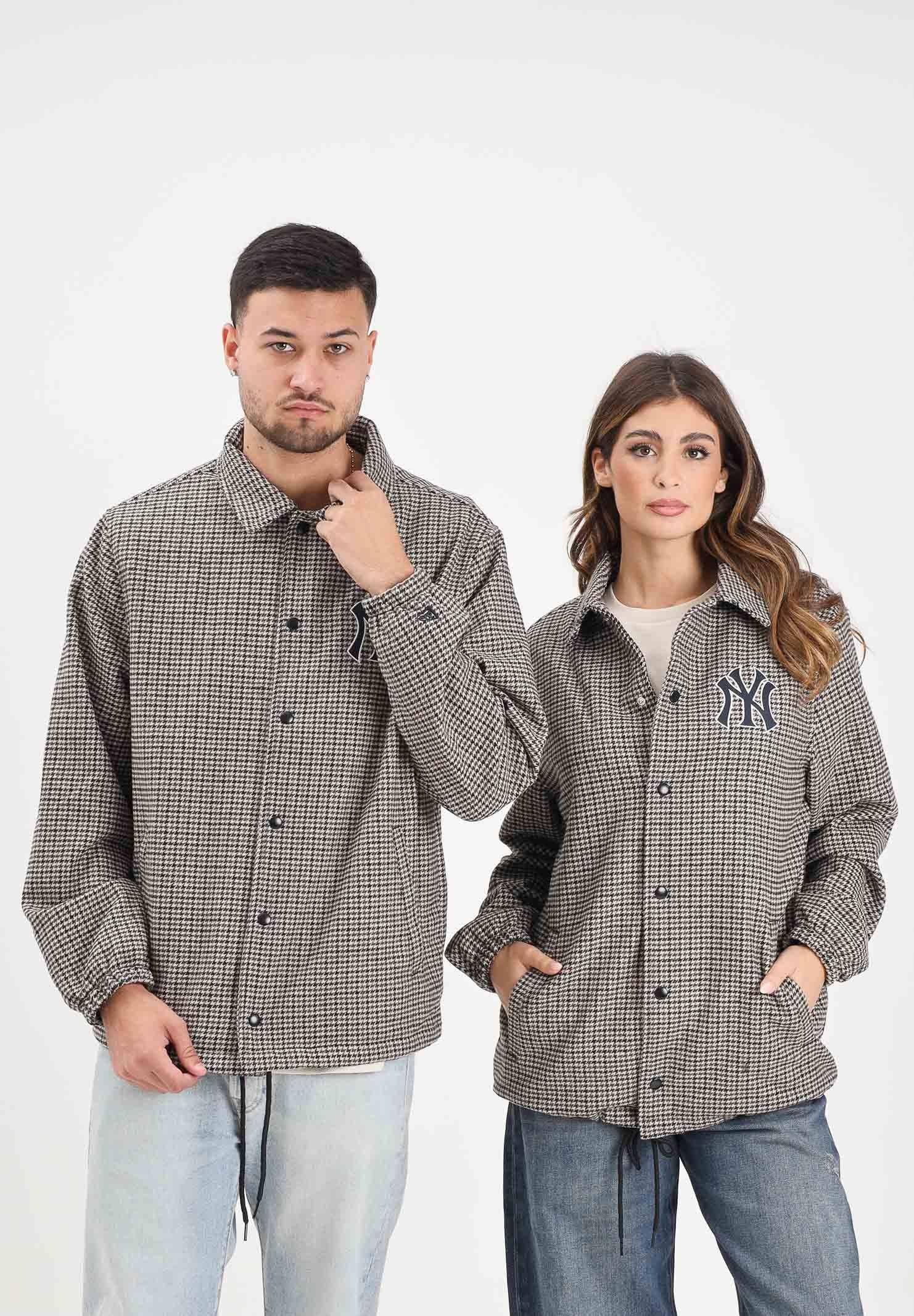 NEW ERA Giacca a quadri  MLB dei New York Yankees nei toni del marrone per uomo e donna 60758728 . NEW ERA 