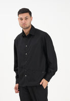 YES LONDON Camicia a manica lunga nera da uomo XCM7212 NE YES LONDON 