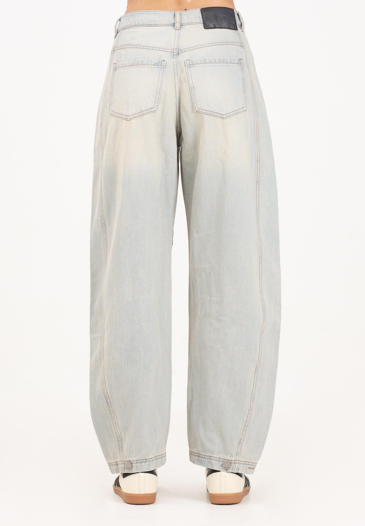 ADIDAS ORIGINALS Jeans Adilenium Season 3 Banana Fitted in denim vintage da donna JX9212 . ADIDAS ORIGINALS 