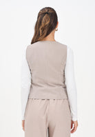 ONLY Gilet beige da donna 15331287 TaupeGray ONLY 