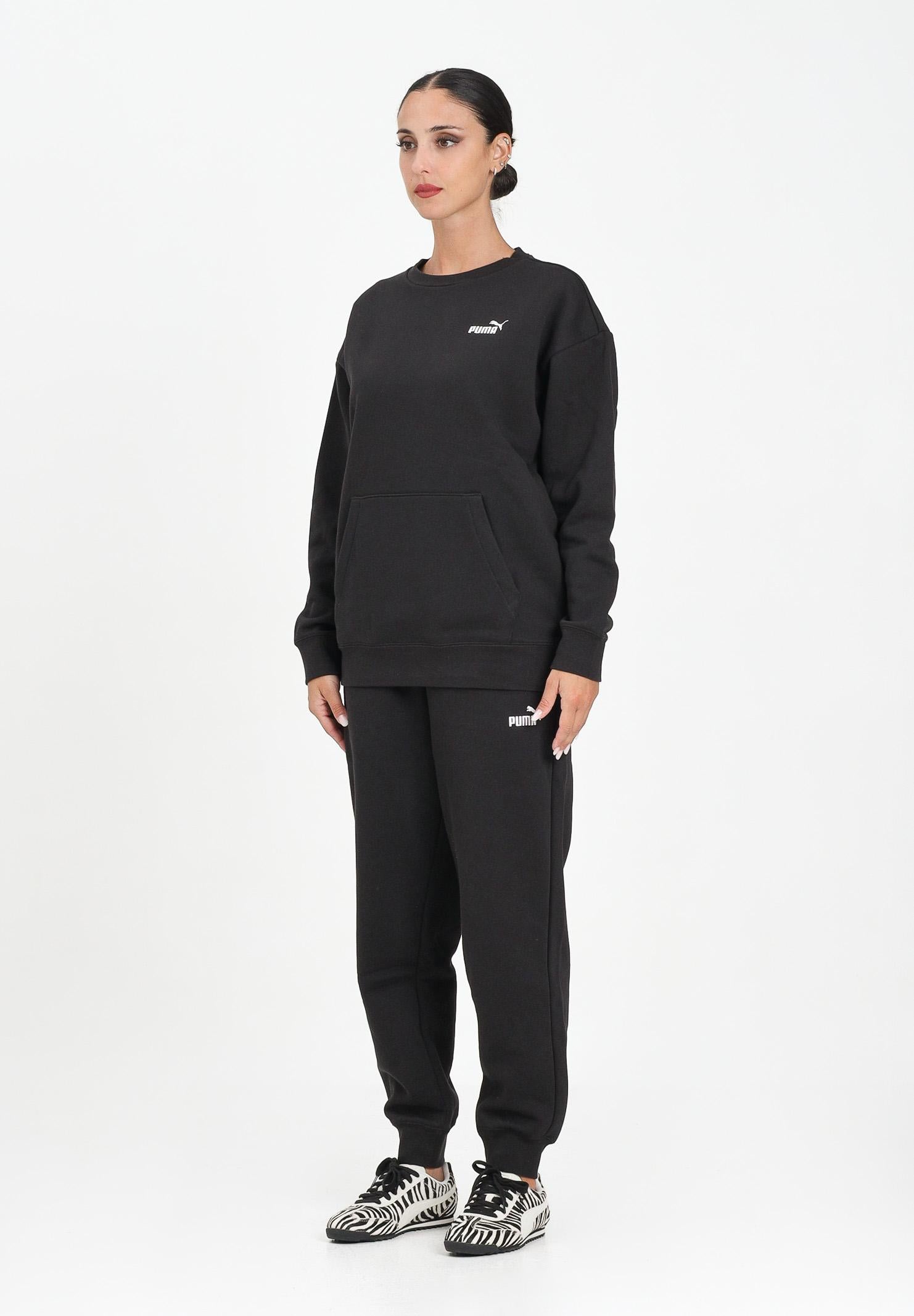 PUMA Tuta sportiva nera da donna con logo 688160 01 PUMA 