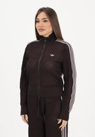 ADIDAS ORIGINALS Cardigan KNITTED CROCHET FIREBIRD marrone da donna KE0202 . ADIDAS ORIGINALS 