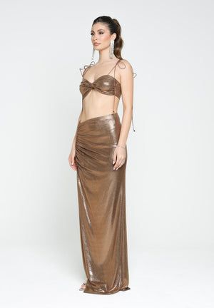 SANTAS Coordinato MACAROONS bronzo da donna PV25013 MARRONE SANTAS 