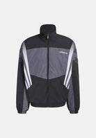 ADIDAS ORIGINALS Giacca a vento SANTIAGO nera e grigia da uomo KS8326 . ADIDAS ORIGINALS 