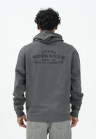 DICKIES Christiana felpa con cappuccio nera da uomo con stampa sul petto e sul retro. DK0A87NQBLK1  DIckies 