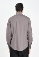 ARMANI EXCHANGE Camicia a manica lunga grigia da uomo 8NZC31ZN28Z U8092 ARMANI EXCHANGE 