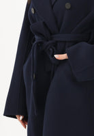 SIMONA CORSELLINI Cappotto lungo blu da donna A25CPCPV1101 V0025 SIMONA CORSELLINI 