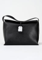 GCDS Shopper nera da donna con ciondolo cubo logato GCDSMMC001 99 GCDS 