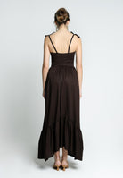 SANTAS Abito lungo DELIZIA marrone da donna PV2505 MARRONE SANTAS 