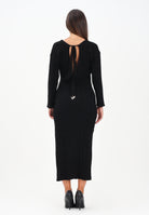 AKEP Abito midi nero da donna con scollo sul retro VSKD11004 V1 AKEP 