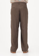 JUST CAVALLI Pantalone elegante in lino marrone da uomo 80OAA129N0698 772 JUST CAVALLI 